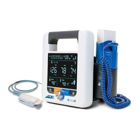 American Diagnostic Corp ADC ADView 2 Diagnostic Station, Blood Pressure Base Unit with SpO2/Temperature Module 9005BPSTO